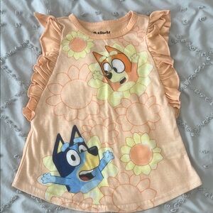 Orange and Yellow Nightgown with Playful Design